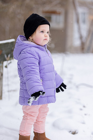 002-Marinas First Snow - Print